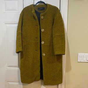 Like new Zara Yellow Mustard Coat